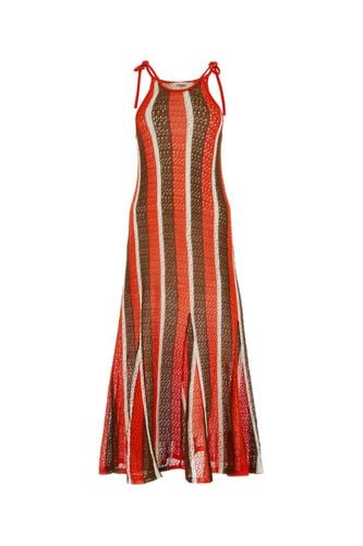 Fendi Multicolor Crochet Dress - Fendi - Modalova