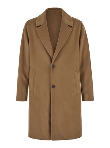 Coat With Classic Revers In Wool Man - Low Brand - Modalova