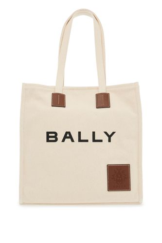 Bally Akelei Canvas Tote Bag With - Bally - Modalova