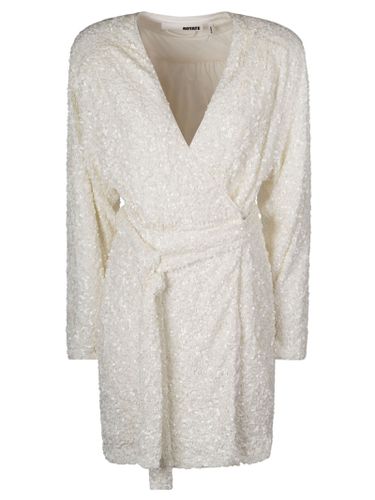 Ivory Sequins Mini Dress - Rotate by Birger Christensen - Modalova