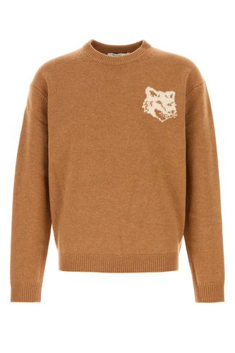 Maison Kitsuné Camel Wool Sweater - Maison Kitsuné - Modalova