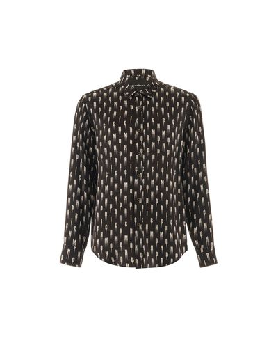 Regular Shirt With Allover Pattern - John Richmond - Modalova