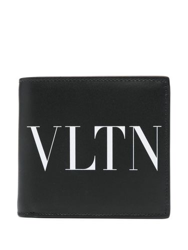 Garavani Logo Printed Bi-fold Wallet - Valentino Garavani - Modalova