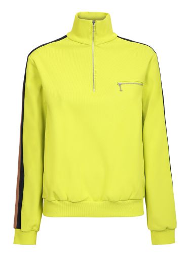 Tory Burch Lime Green Sweatshirt - Tory Burch - Modalova