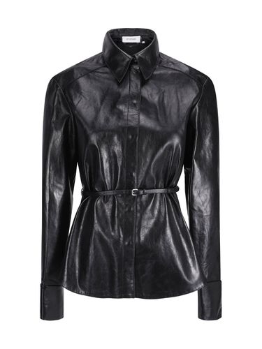 Larix Belted Leather Jacket - SportMax - Modalova