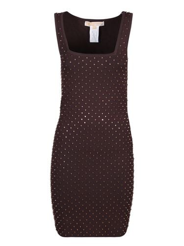 Stud-embellished Straight Hem Mini Dress - Michael Kors - Modalova