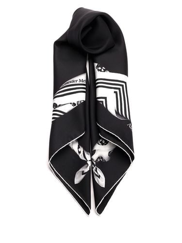 Alexander McQueen Twill Silk Scarf - Alexander McQueen - Modalova