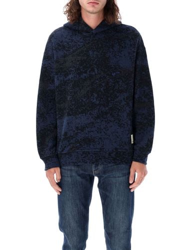 Patterned Hooded Sweater - Emporio Armani - Modalova