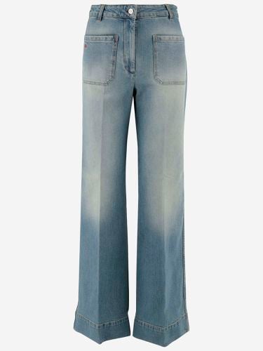 Stretch Cotton Denim Jeans - Victoria Beckham - Modalova