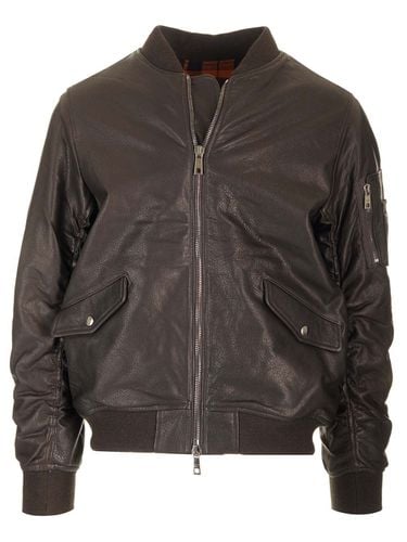 Lambskin Bomber Jacket - Giorgio Brato - Modalova