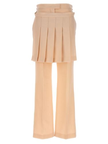 Grain De Poudre Pleated Panel Pants - Fendi - Modalova