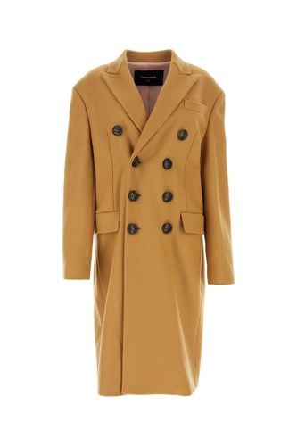 Wool Blend Oversize Deana Coat - Dsquared2 - Modalova