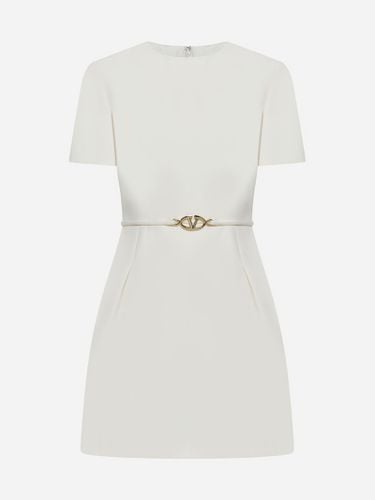 Wool And Silk Mini Dress - Valentino Garavani - Modalova