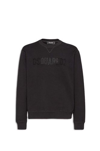 Logo Embellished Crewneck Sweatshirt - Dsquared2 - Modalova