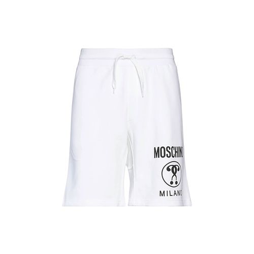 Moschino Couture Cotton Logo Shorts - Moschino - Modalova