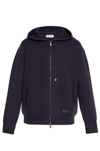 Lanvin Drawstring Zip-up Hoodie - Lanvin - Modalova