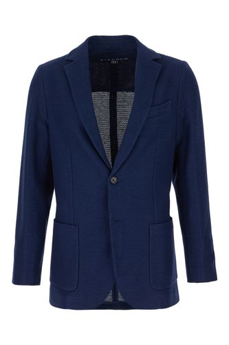 Blue Cotton Blend Blazer - Circolo 1901 - Modalova