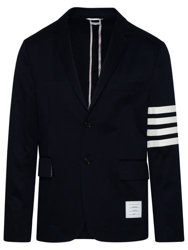 Thom Browne Navy Cotton Blazer - Thom Browne - Modalova