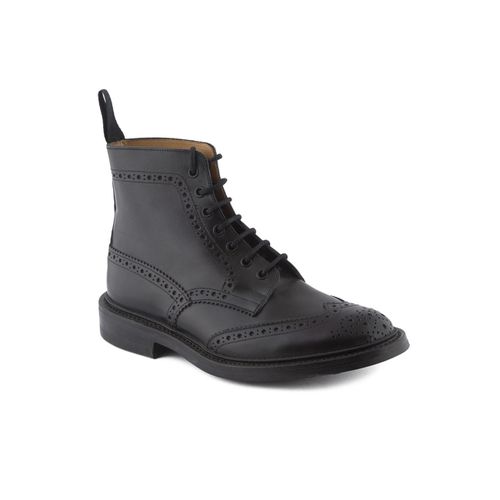 Stow Black Box Calf Derby Boot - Tricker's - Modalova