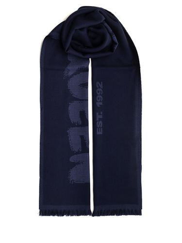 Oversized mcqueen Graffiti Scarf - Alexander McQueen - Modalova