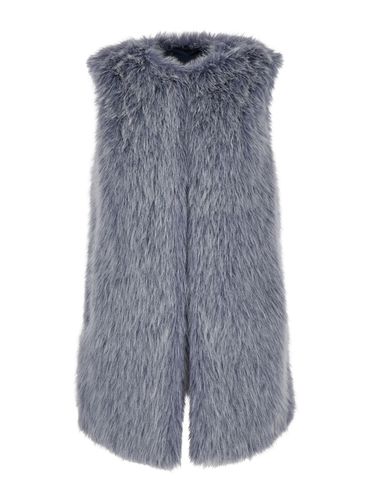 Crewneck Vest In Eco Fur Woman - Herno - Modalova