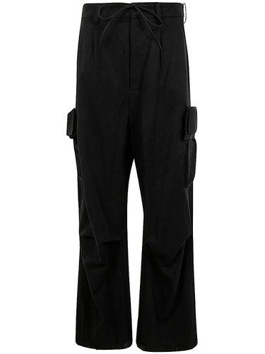 Drawstring Wide-leg Cargo Trousers - Y-3 - Modalova