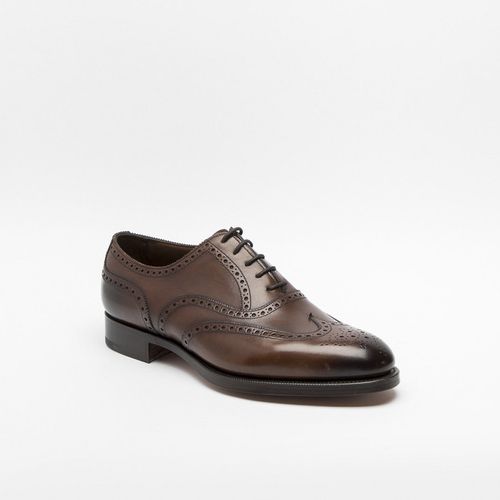 Malvern Dark Oak Antique Calf Oxford Shoe - Edward Green - Modalova