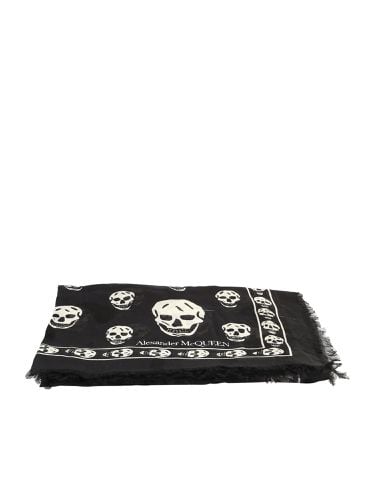 Alexander McQueen Skull Print Scarf - Alexander McQueen - Modalova