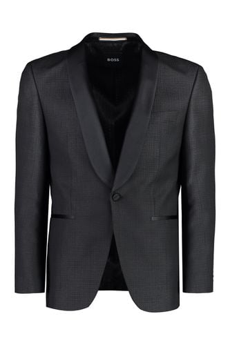 Single-breasted Virgin Wool Jacket - Hugo Boss - Modalova