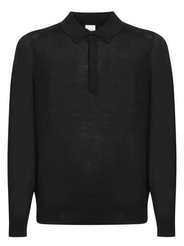 Paul Smith Black Wool Polo Shirt - Paul Smith - Modalova