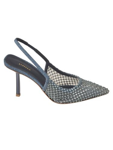 Slingback Embellished Pumps - Le Silla - Modalova