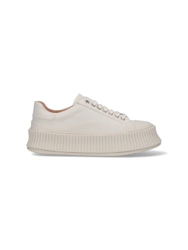 Jil Sander Canvas Low-top Sneakers - Jil Sander - Modalova