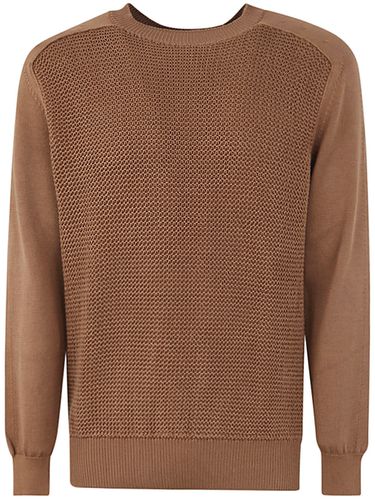 Zegna Cotton And Silk Crew Neck - Zegna - Modalova