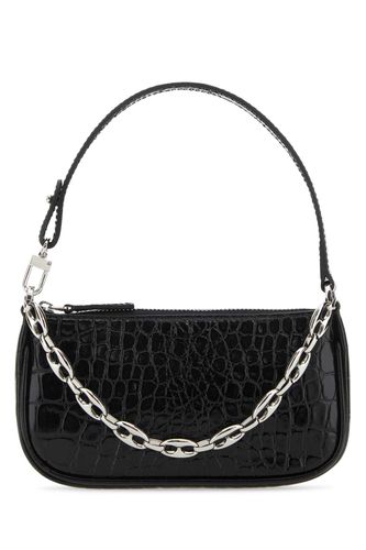 Black Leather Mini Rachel Handbag - BY FAR - Modalova