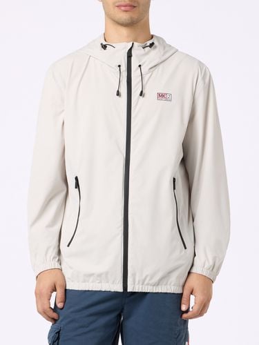 Man Hooded Lightweight Ice Fabric Windbreaker Sloop - MC2 Saint Barth - Modalova