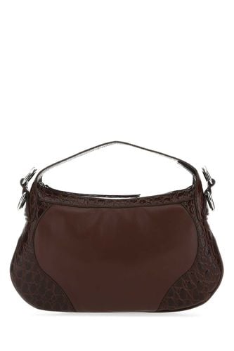 BY FAR Brown Leather Yana Handbag - BY FAR - Modalova