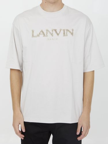 Lanvin Cotton T-shirt With Logo - Lanvin - Modalova