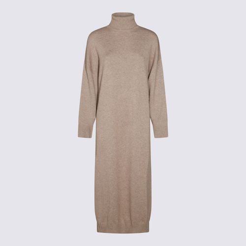 Brunello Cucinelli Beige Wool Dress - Brunello Cucinelli - Modalova