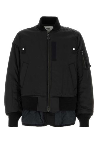 Rayon Blend Bomber Jacket - Sacai - Modalova