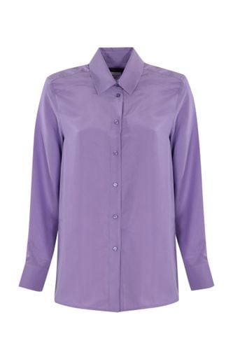 Lilac Washed Silk Shirt - Weekend Max Mara - Modalova