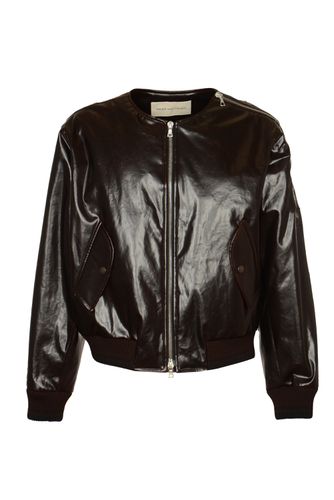 Zipped Bomber Jacket - Dries Van Noten - Modalova