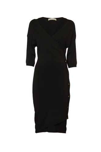 Wrap V-neck Dress - Philosophy di Lorenzo Serafini - Modalova