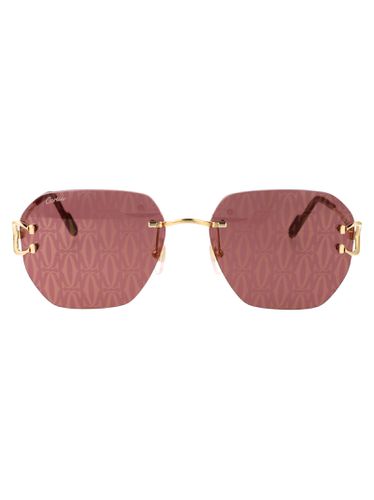 Cartier Eyewear Ct0394s Sunglasses - Cartier Eyewear - Modalova