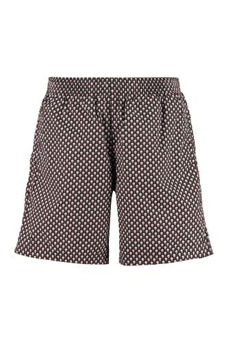 Skull Print Swim Shorts - Alexander McQueen - Modalova