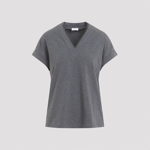 V-neck Monile T-shirt - Brunello Cucinelli - Modalova