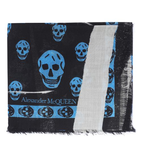 Slashed Skull Foulard - Alexander McQueen - Modalova