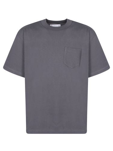 Sacai Grey Cotton T-shirt - Sacai - Modalova