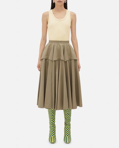 Bottega Veneta Compact Cotton Skirt - Bottega Veneta - Modalova