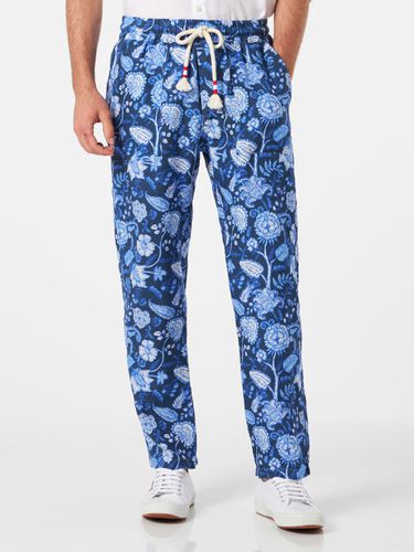 Man Floreal Print Linen Pants - MC2 Saint Barth - Modalova