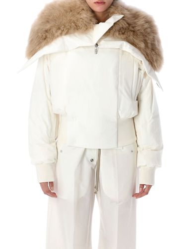 Alice Hooded Short Down Jacket - Moncler + Rick Owens - Modalova